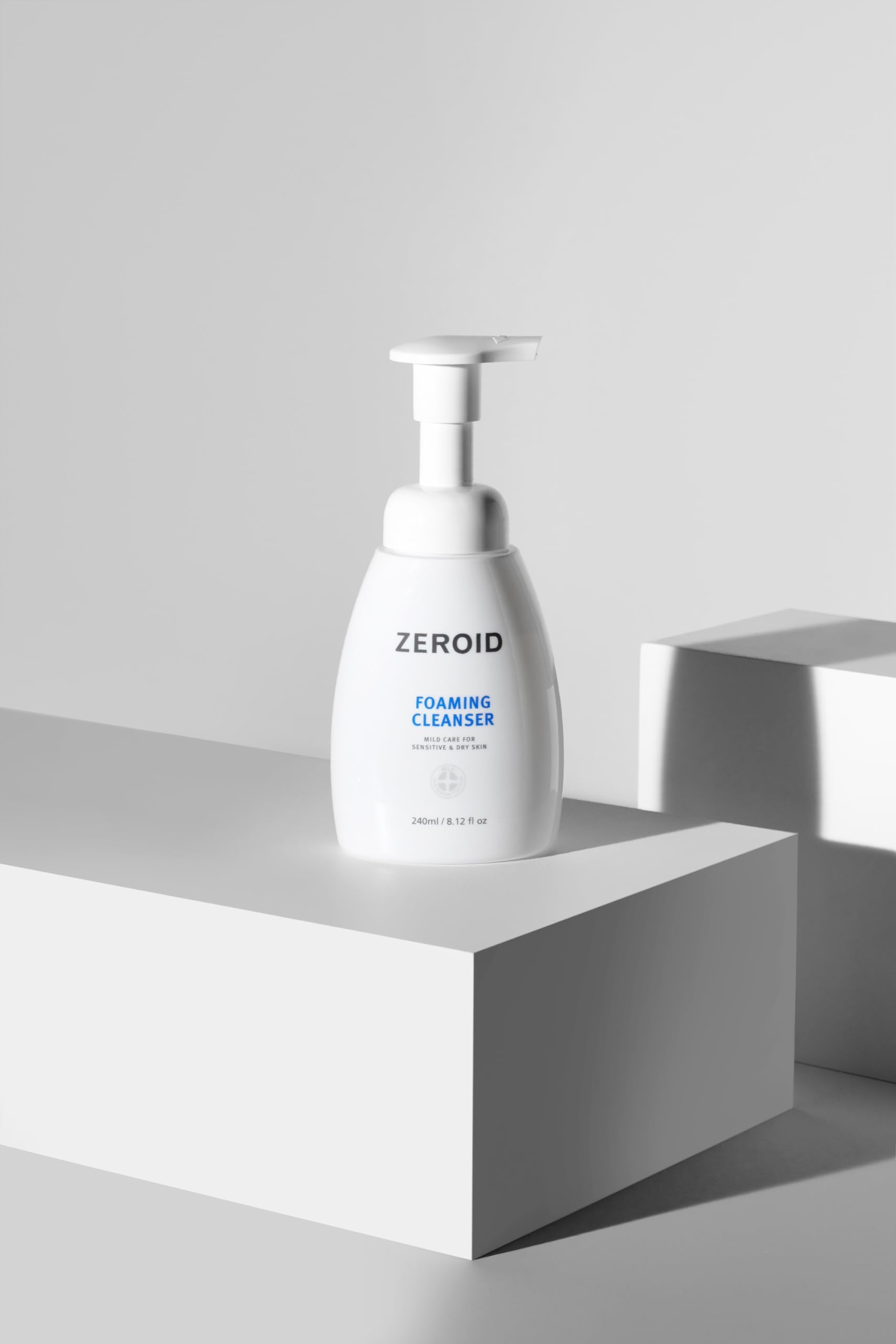 ZEROID Foaming Cleanser barrier-care illustration conveys longer-term resilience