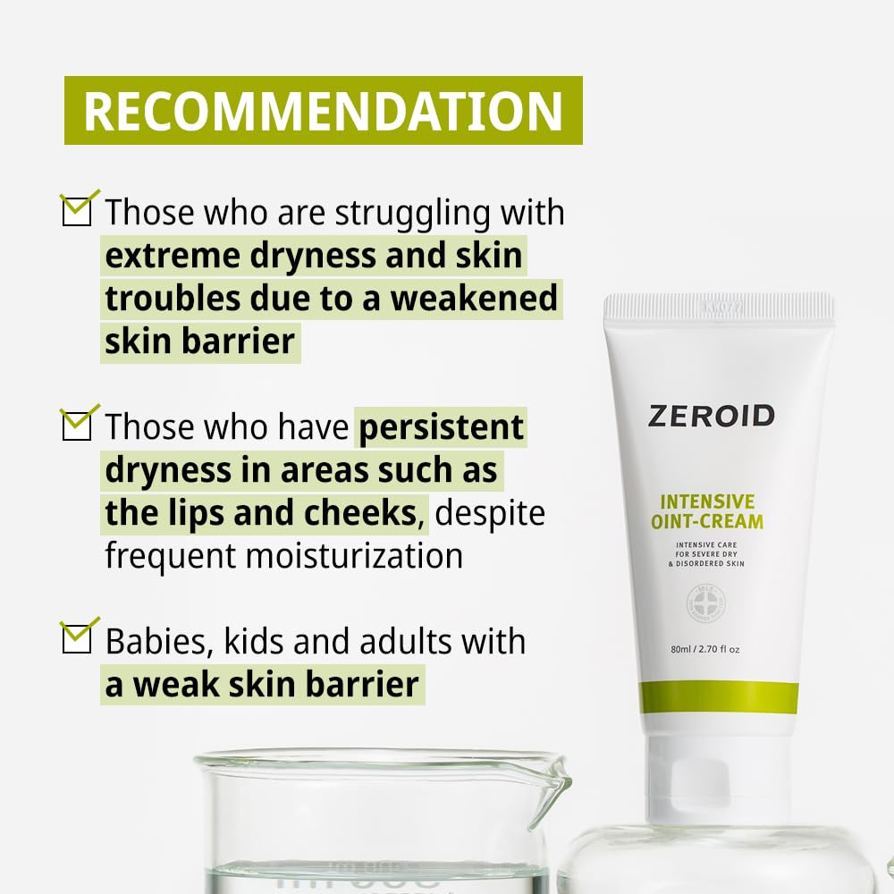 ZEROID Intensive Oint-Cream daily-use scene emphasizing comfort during routine