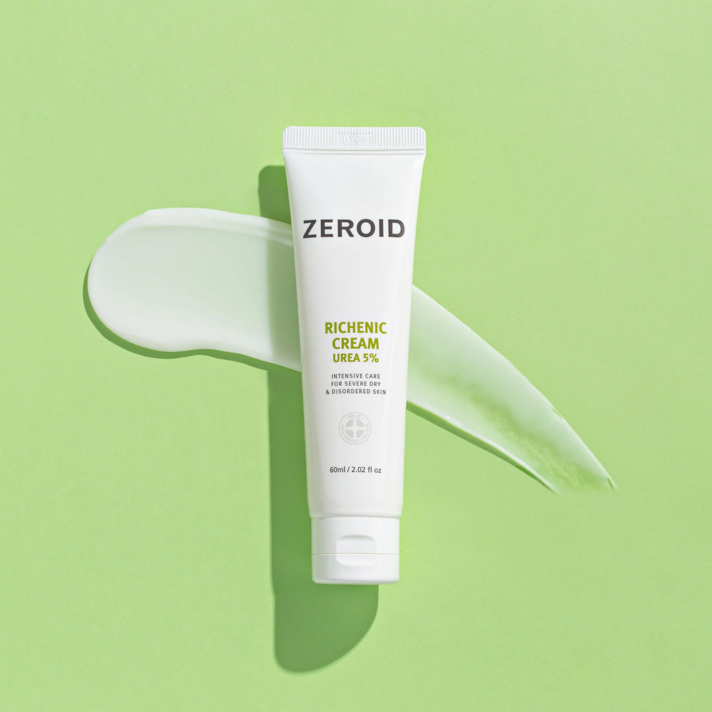 ZeroID Richenic Cream barrier-repair graphic highlights MLE technology