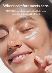 ZeroID Richenic Cream texture swatch highlighting creamy, moisturizing consistency