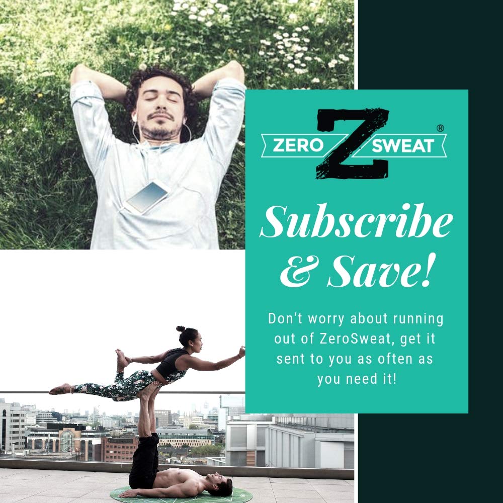 ZeroSweat daily routine scene depicts simple integration into morning ritual.