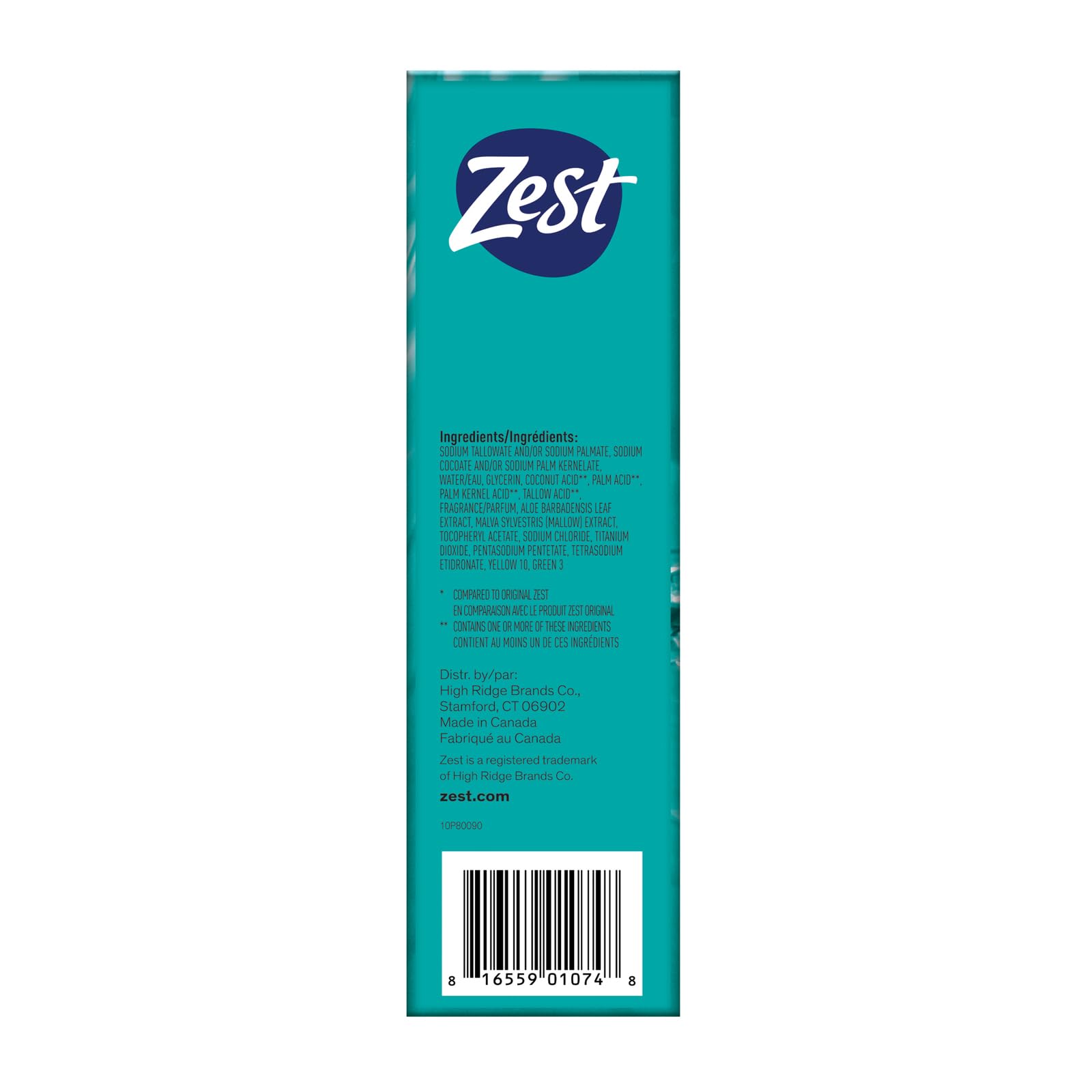 Zest Bar Soap all skin types Aqua image communicates gentle hydration for everyone.