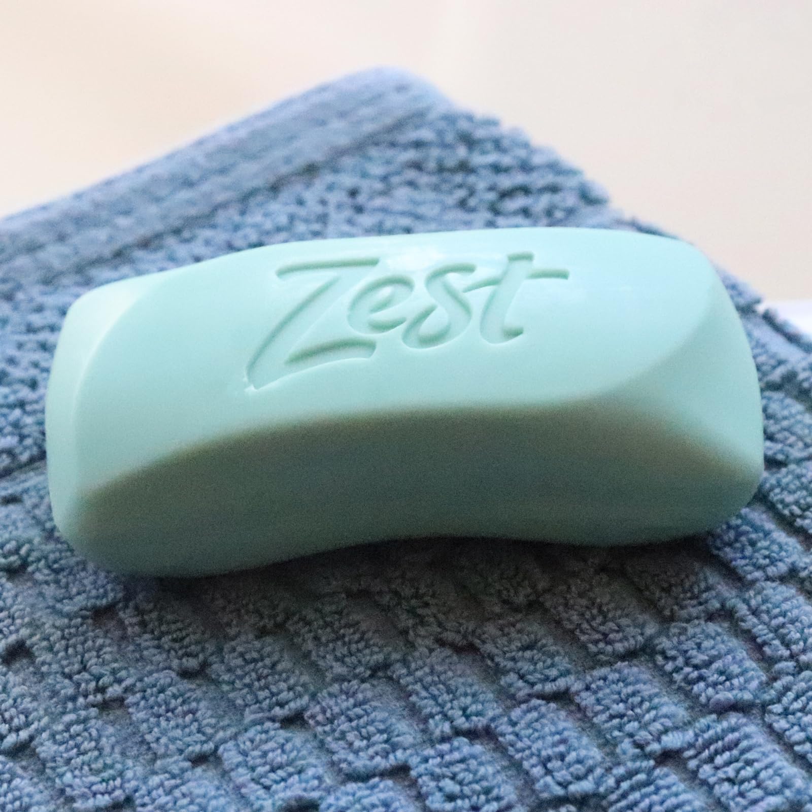 Zest Bar Soap refreshing scent highlights energizing aura during daily wash.