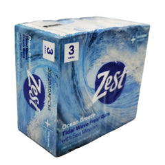Zest Ocean Breeze Bar Soap lather close-up showing creamy bubbles for smooth skin