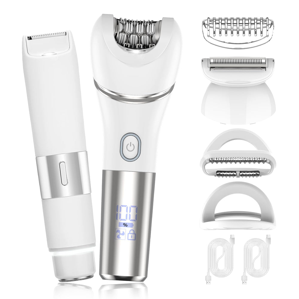 Zesuti epilator dual-head closeup for precise hair removal on skin