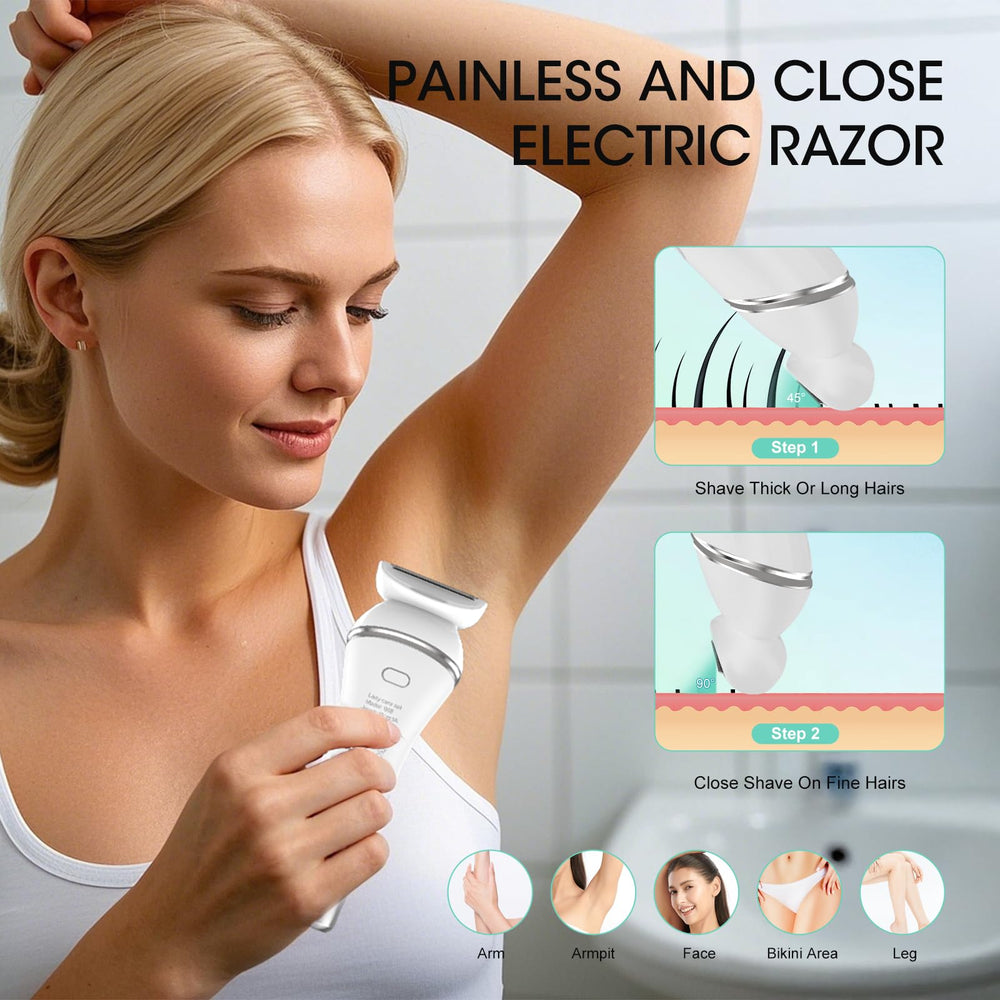 Zesuti LED-light precision hair removal in low light conditions