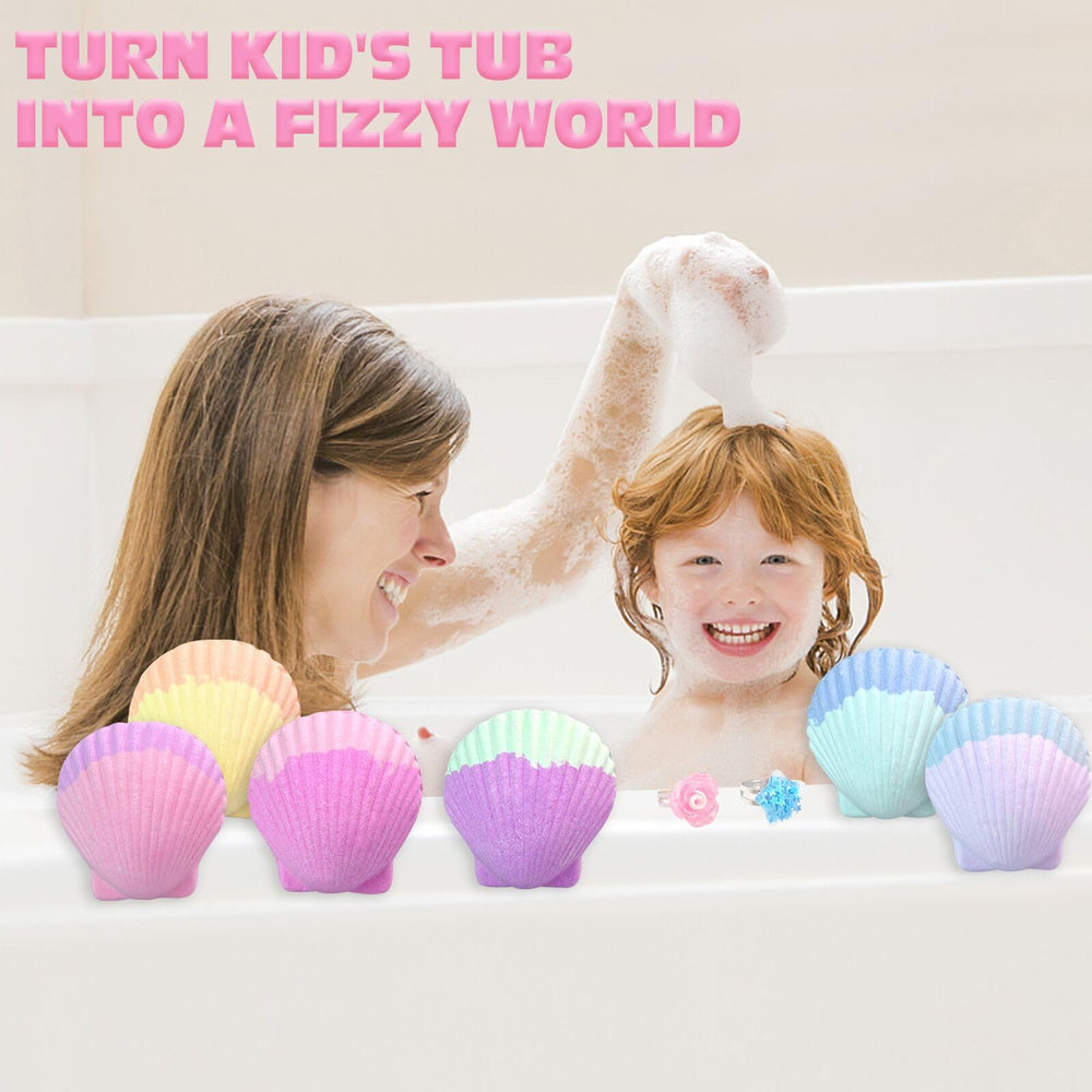 ZETONBNN Mermaid Bath Bombs gift-ready packaging for holidays and birthdays