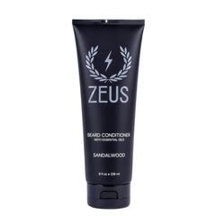 ZEUS Beard Conditioner Wash bottle front for easy daily beard care.