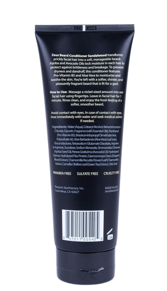 ZEUS Beard Conditioner Wash finish gives a soft, healthy-feel beard.