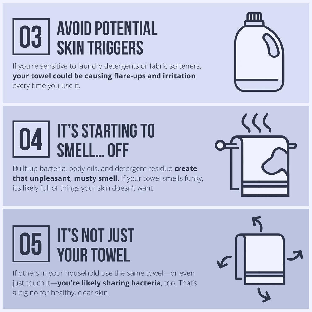 Zev Fresh’n Flawless Face Towels support a simple daily skincare routine
