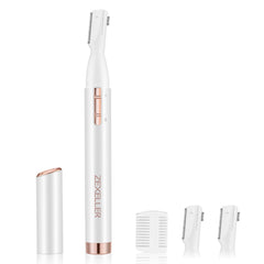 ZEXELLER Upgraded Eyebrow Trimmer compact design enables precise shaping on the go.
