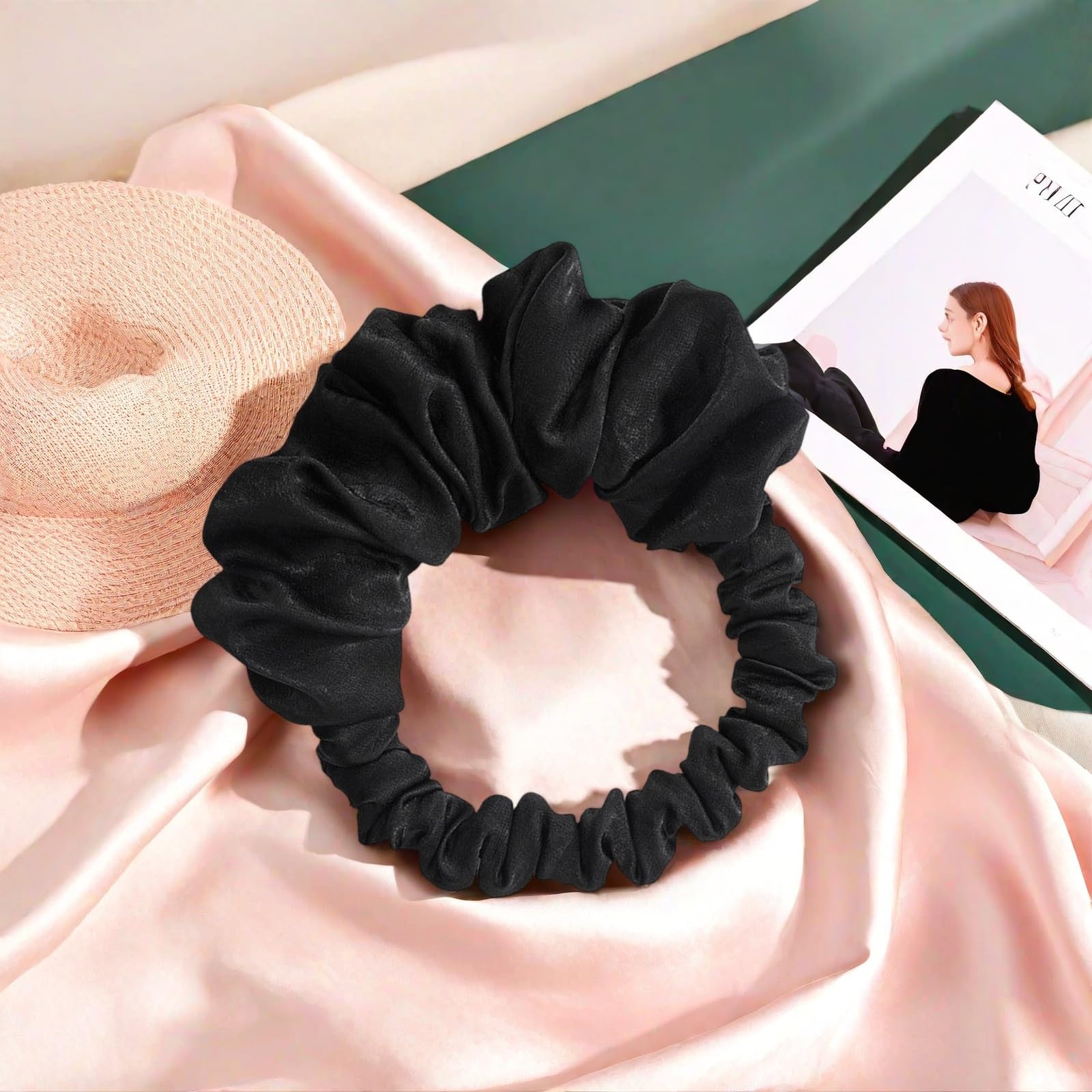 ZEYER uso nocturno con rodillos de seda para rizos duraderos.