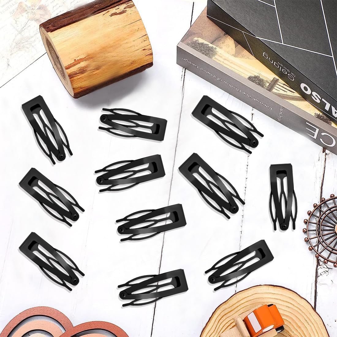 ZGQHZR snap clips beach-ready shine and rust-resistant coating for seaside hairstyles.