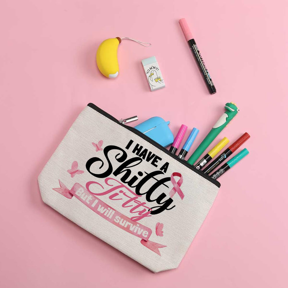 ZHAMEN waterproof cotton-linen material ensures durable, easy-care makeup storage.