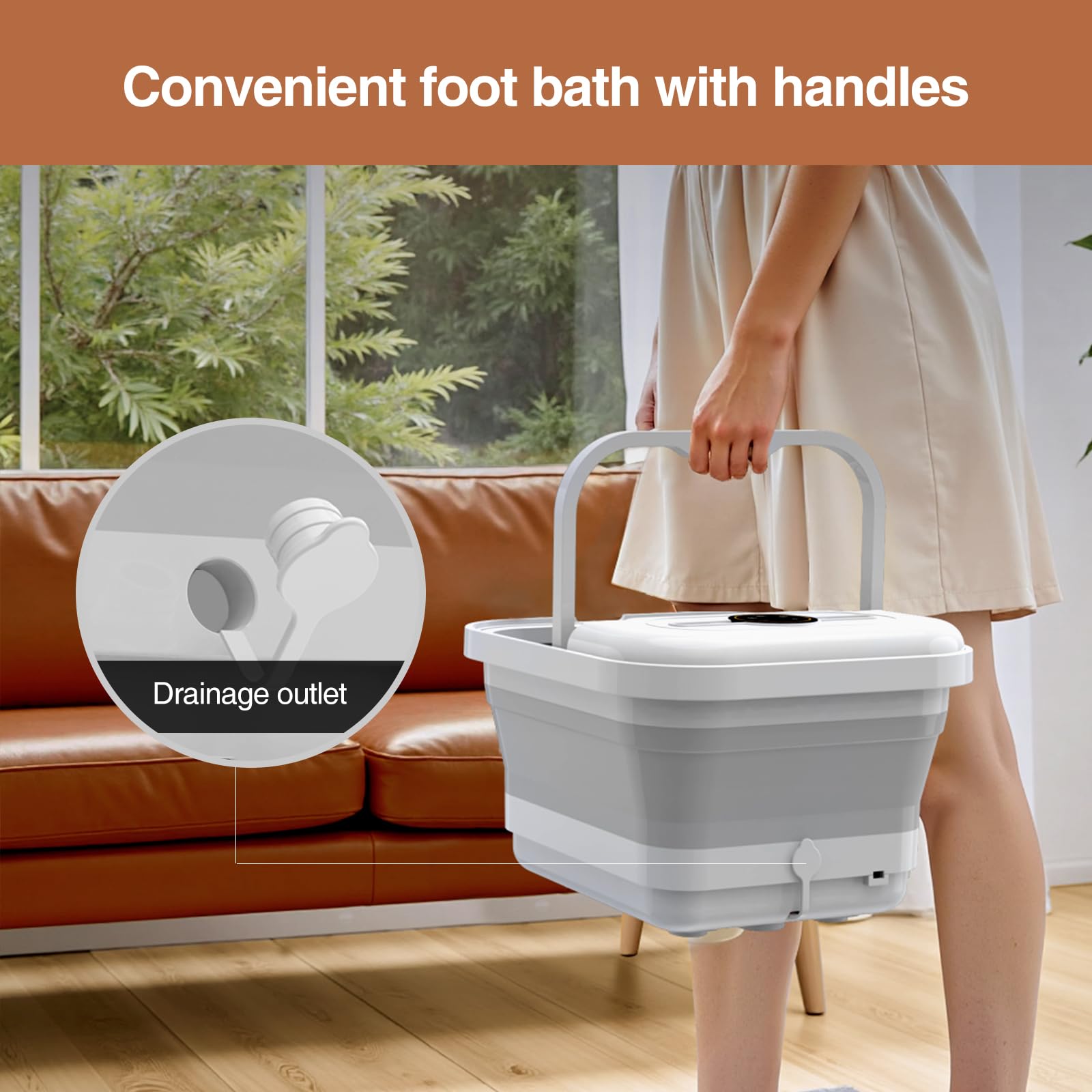 ZhanHao Pedicure Foot Spa remote control simplifies at-home use