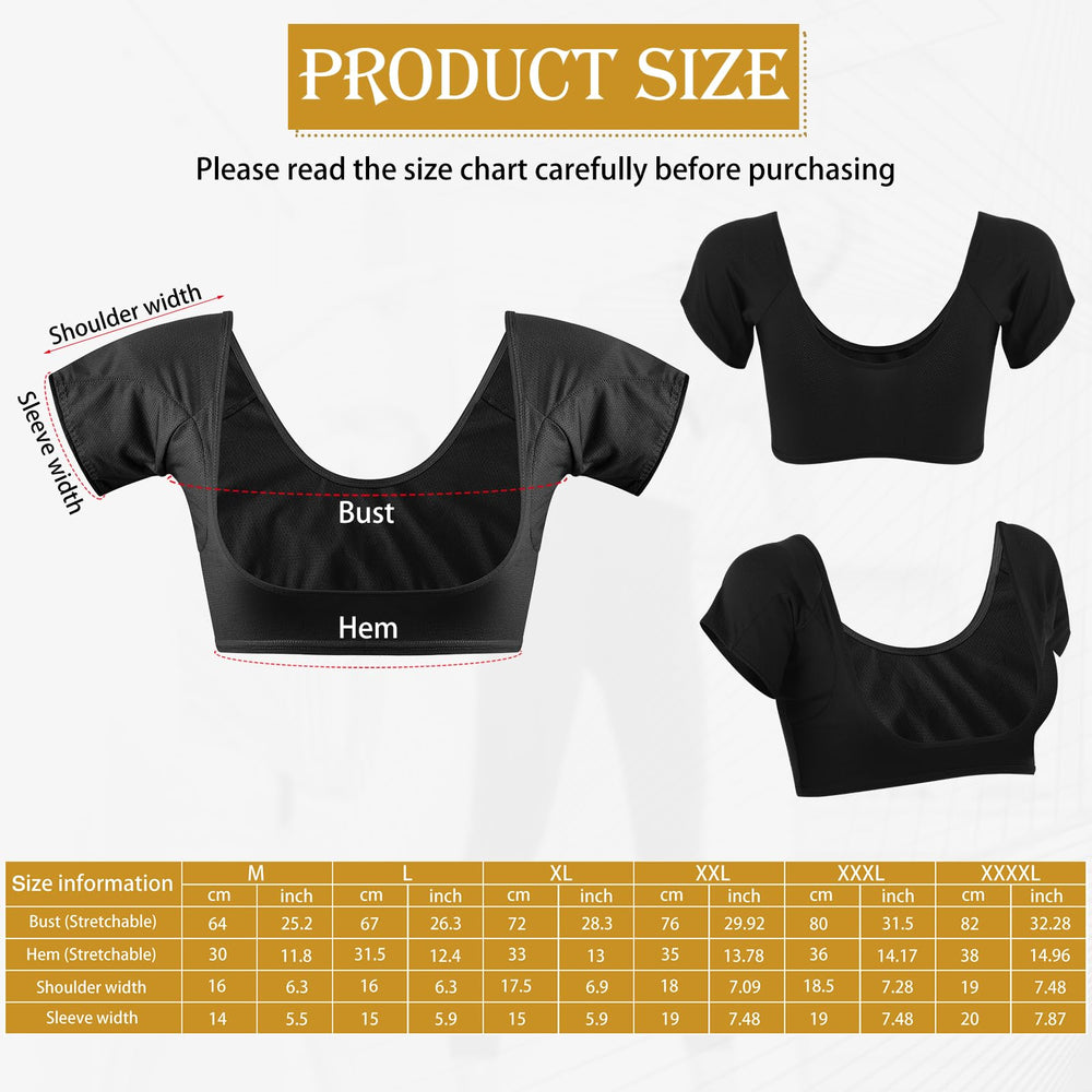 Zhanmai underarm sweat vest beige pads pack helps discreet sweat absorption