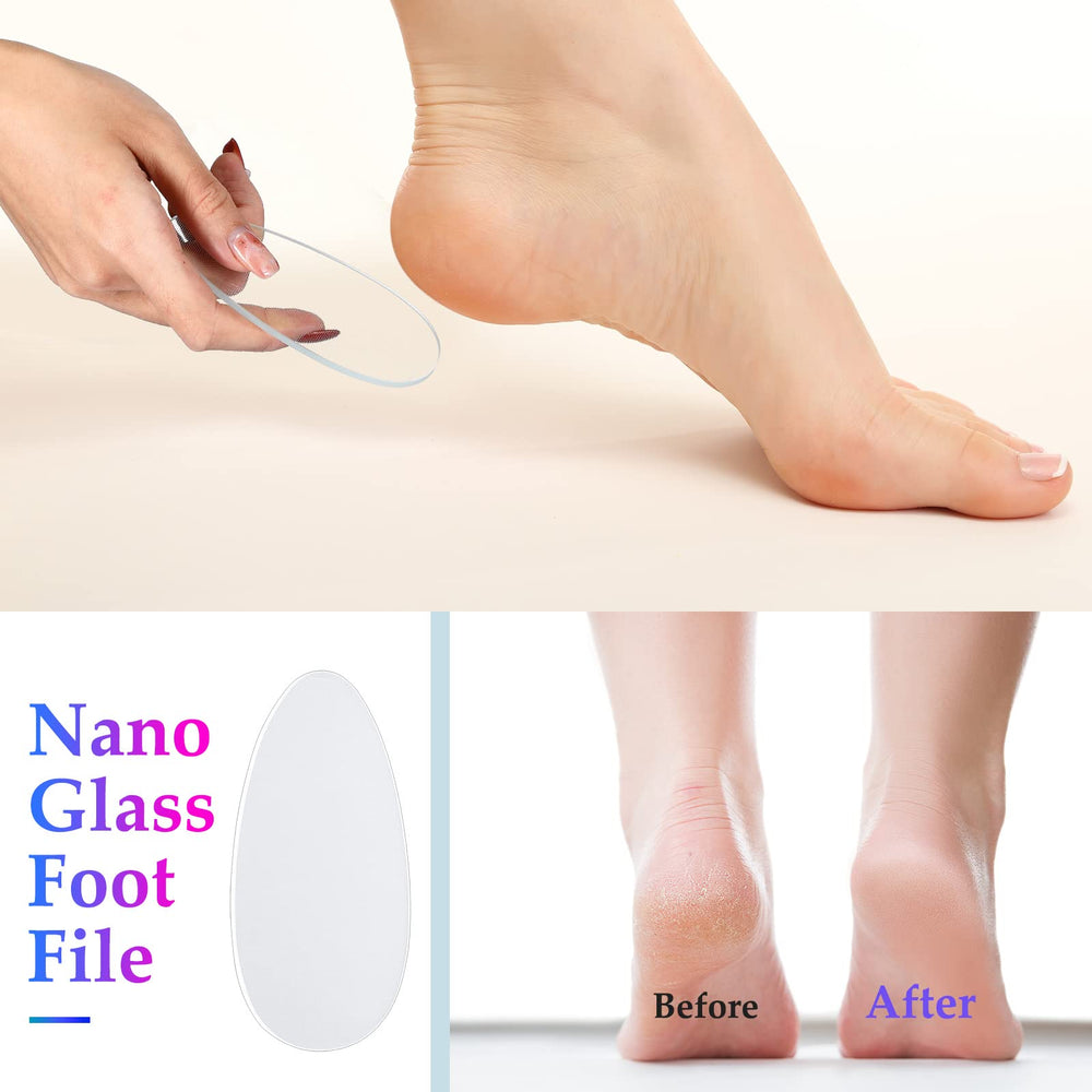 Zhehao double-sided glass nail file for filing and buffing