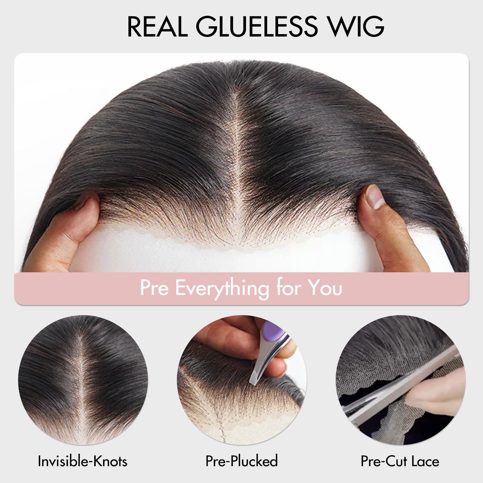 zhengon bob wig 6x4 hd lace-closure enables versatile parting