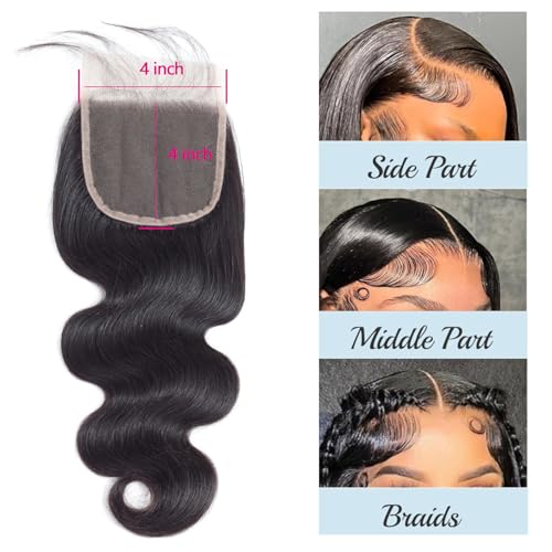 Zhengshuo baby-hair closure close-up shows natural hairline and fullness.