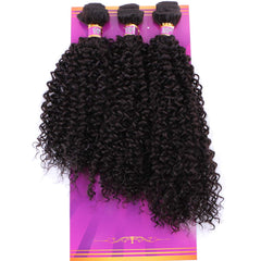 ZHENLISI kinky curly bundles 16in pack showcase bouncy curls for quick styling