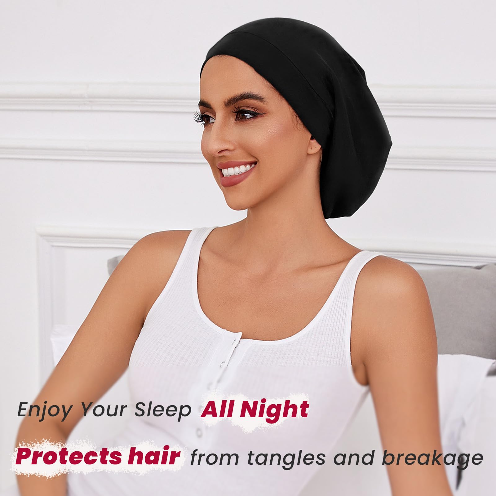 ZHENSILK adjustable-elastic-buckle keeps cap secure and comfortable