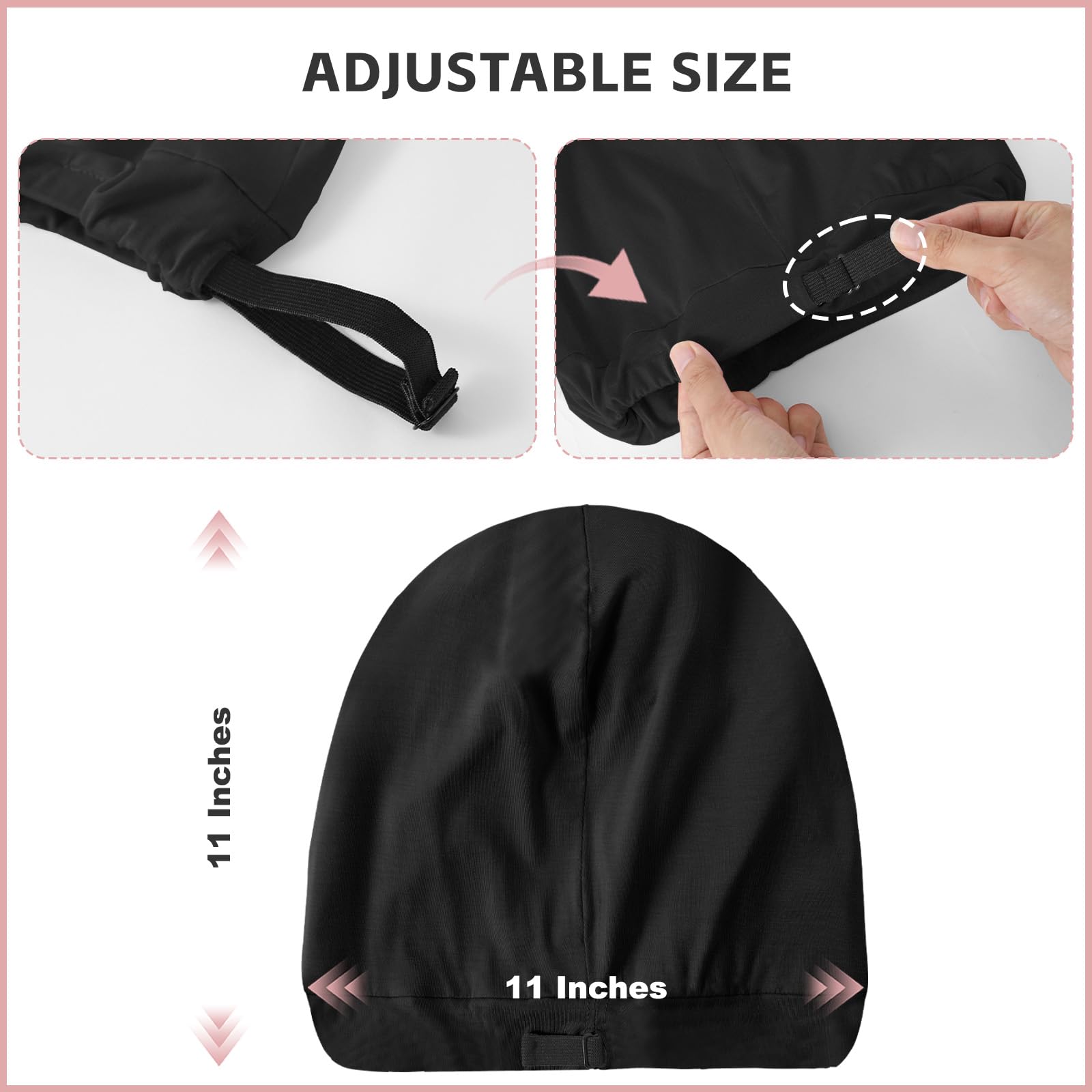 ZHENSILK breathable-stretch-fabric ensures a snug, comfortable fit overnight