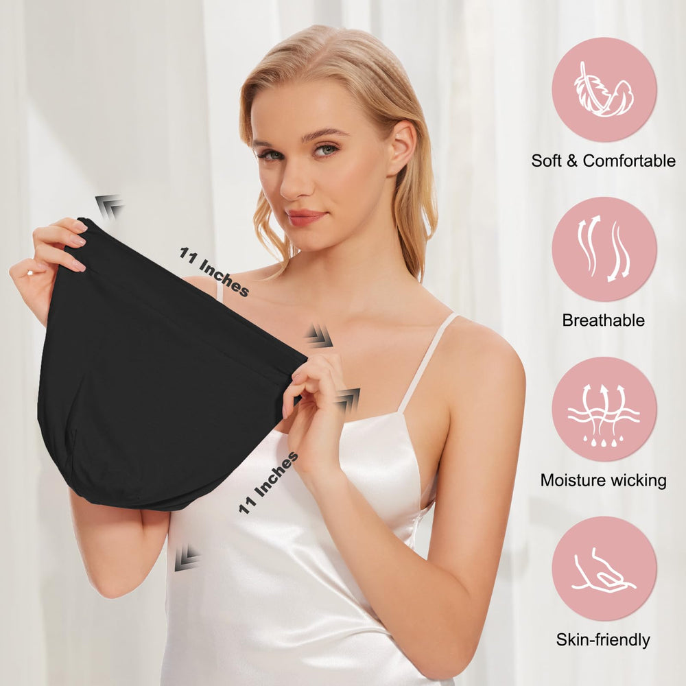 ZHENSILK six-side-slits design fits curls and braids for versatile styling