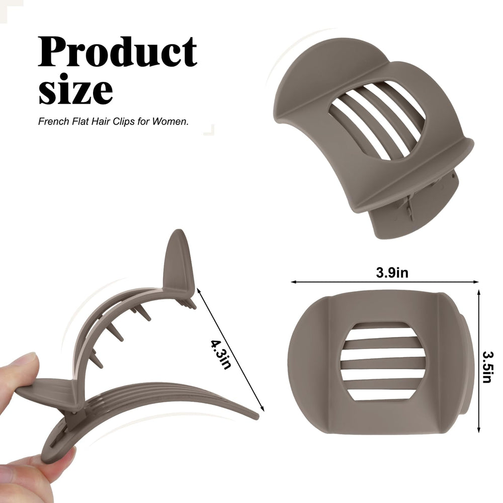 ZHENSILK wide-tooth design enables gentle hold on fine or curly hair.