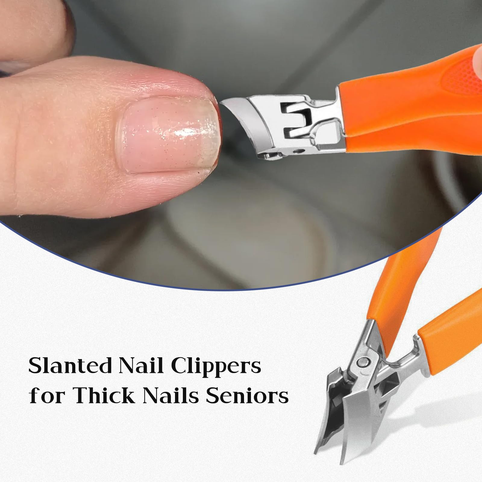 ZHIYUEJING ergonomic PP handle with non-slip grip for comfortable clipping