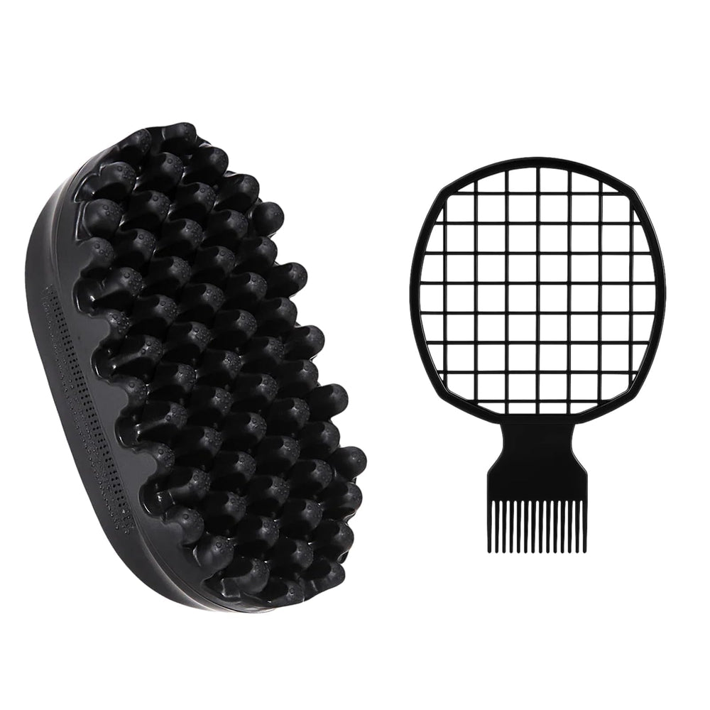 ZHLKHIOP dual-head curl sponge close-up defines natural curls.