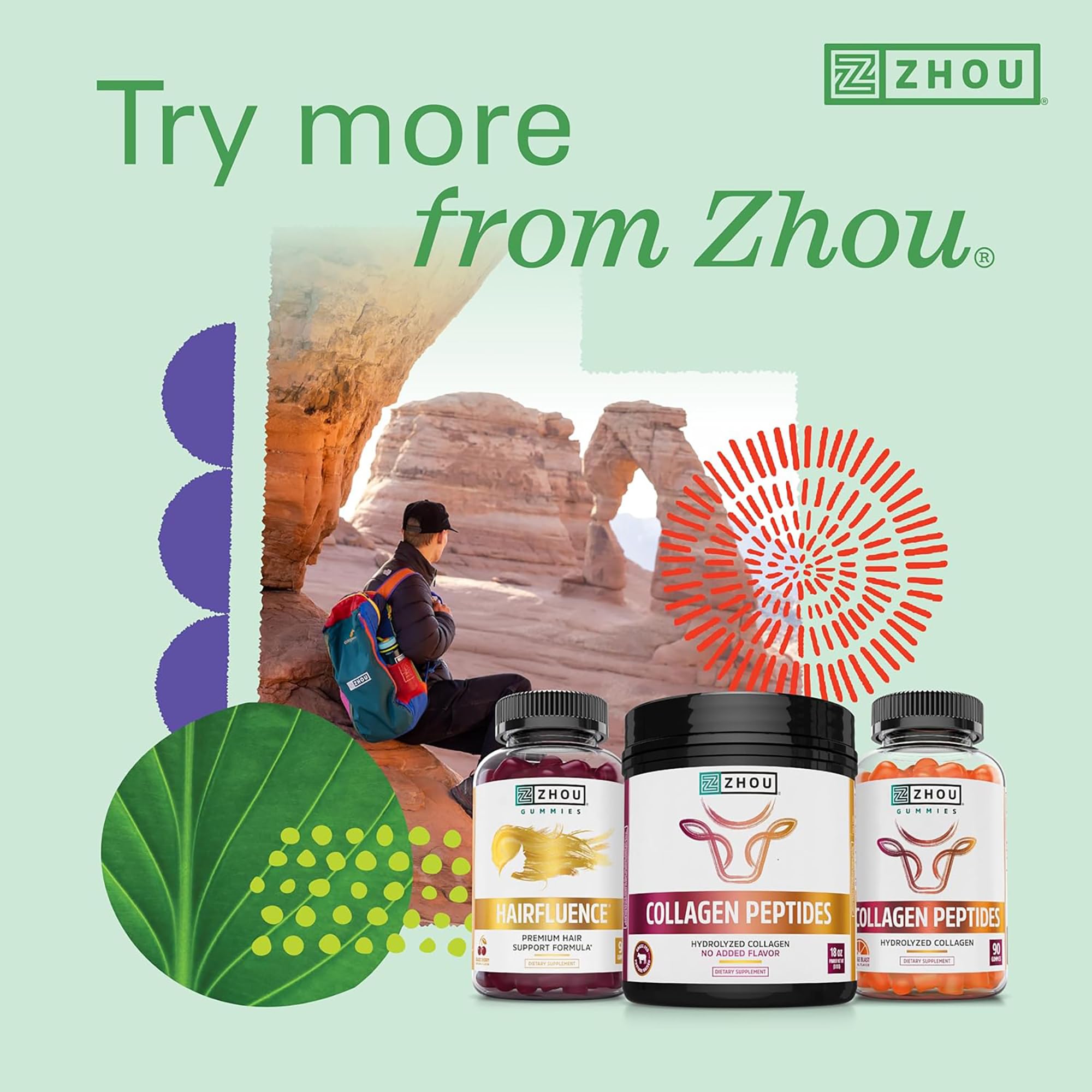 ZHOU Hairfluence daily routine shot for hair health.