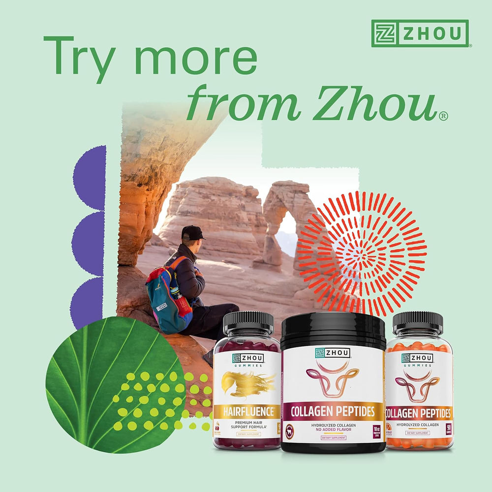 ZHOU Hairfluence daily routine shot for hair health.