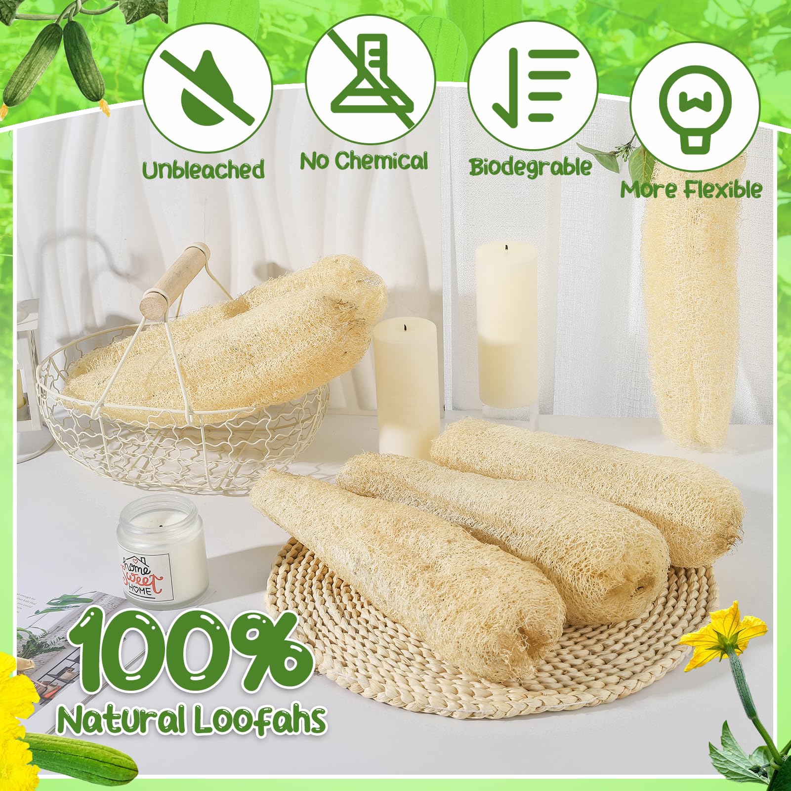 ZhouBoat loofah sponge with soft texture ideal for body scrubbing