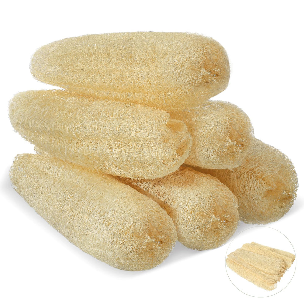 ZhouBoat loofah sponges 11.8-inch pack for dish cleaning and exfoliation