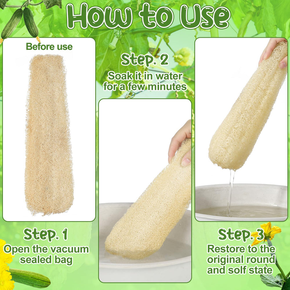 ZhouBoat multi purpose loofah sponge for cleaning and skincare