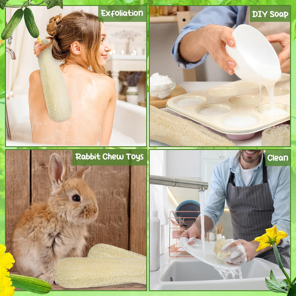 ZhouBoat plant fiber loofah sponges offer sustainable cleaning options