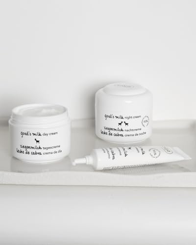 Ziaja Goat's Milk Day Cream daily routine image suggests smoothing and revitalization.