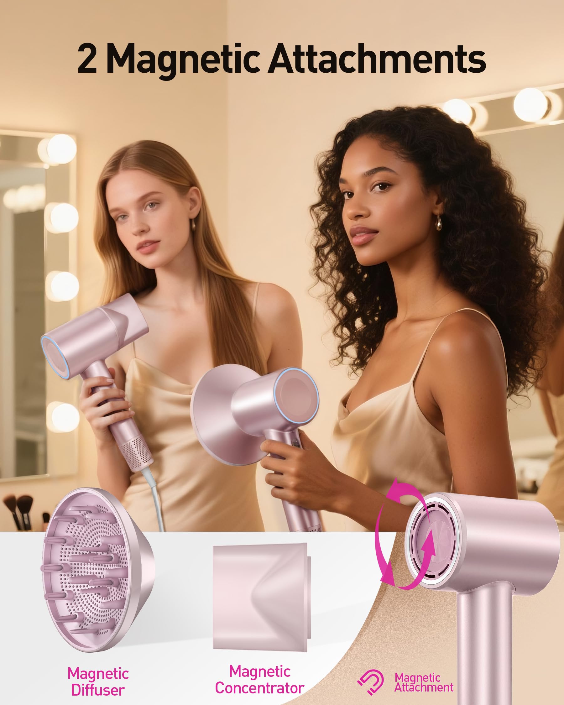 Zibtes LED indicators show heat levels and mode status