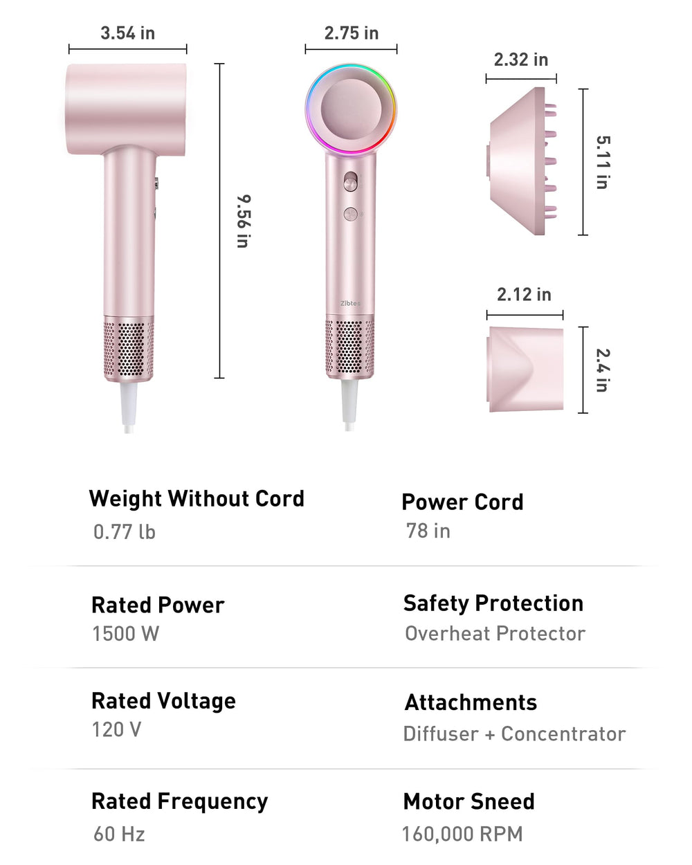 Zibtes rose-gold finish adds style to daily routine