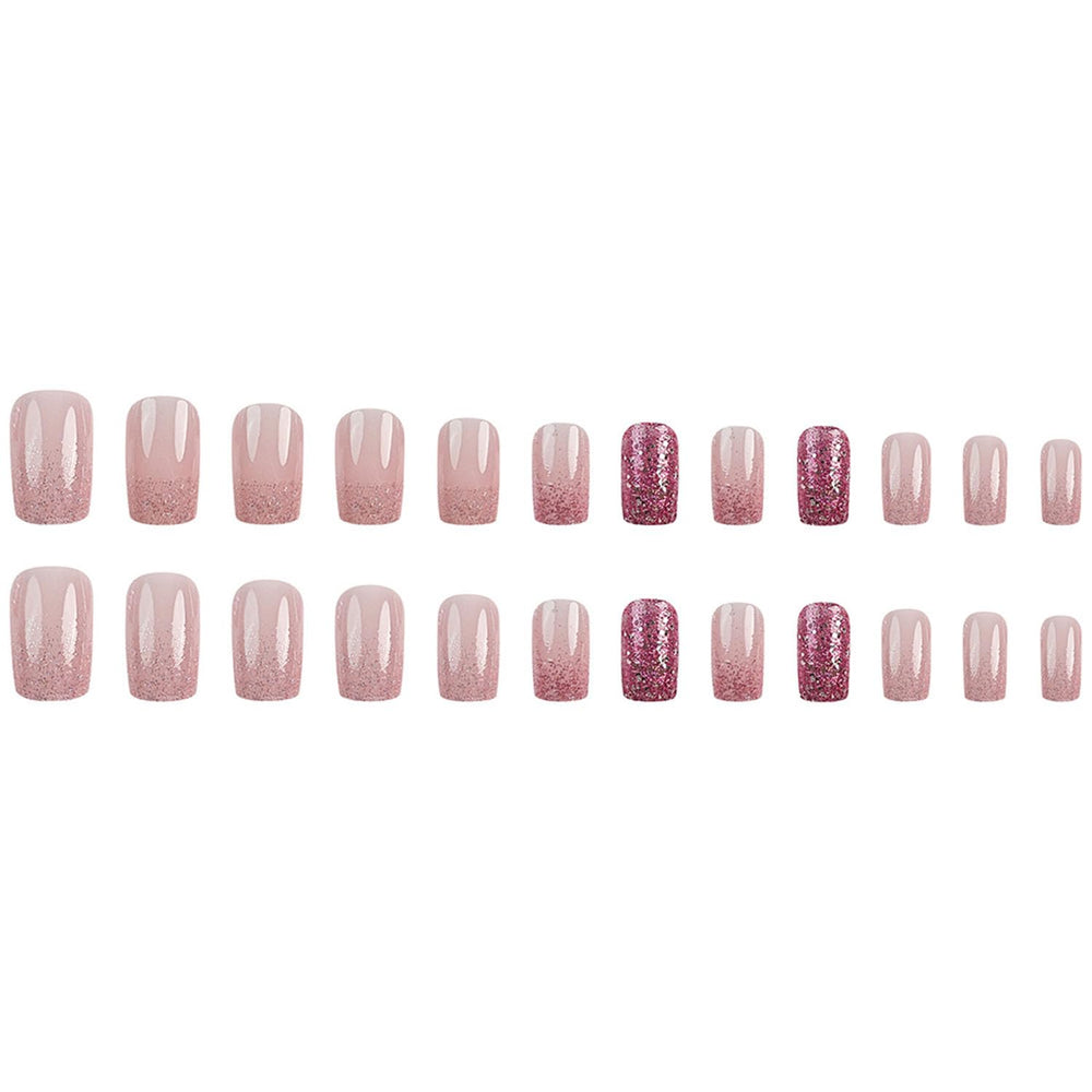 ZIFANHU full-cover acrylic nails resist chipping for long-lasting manicures.