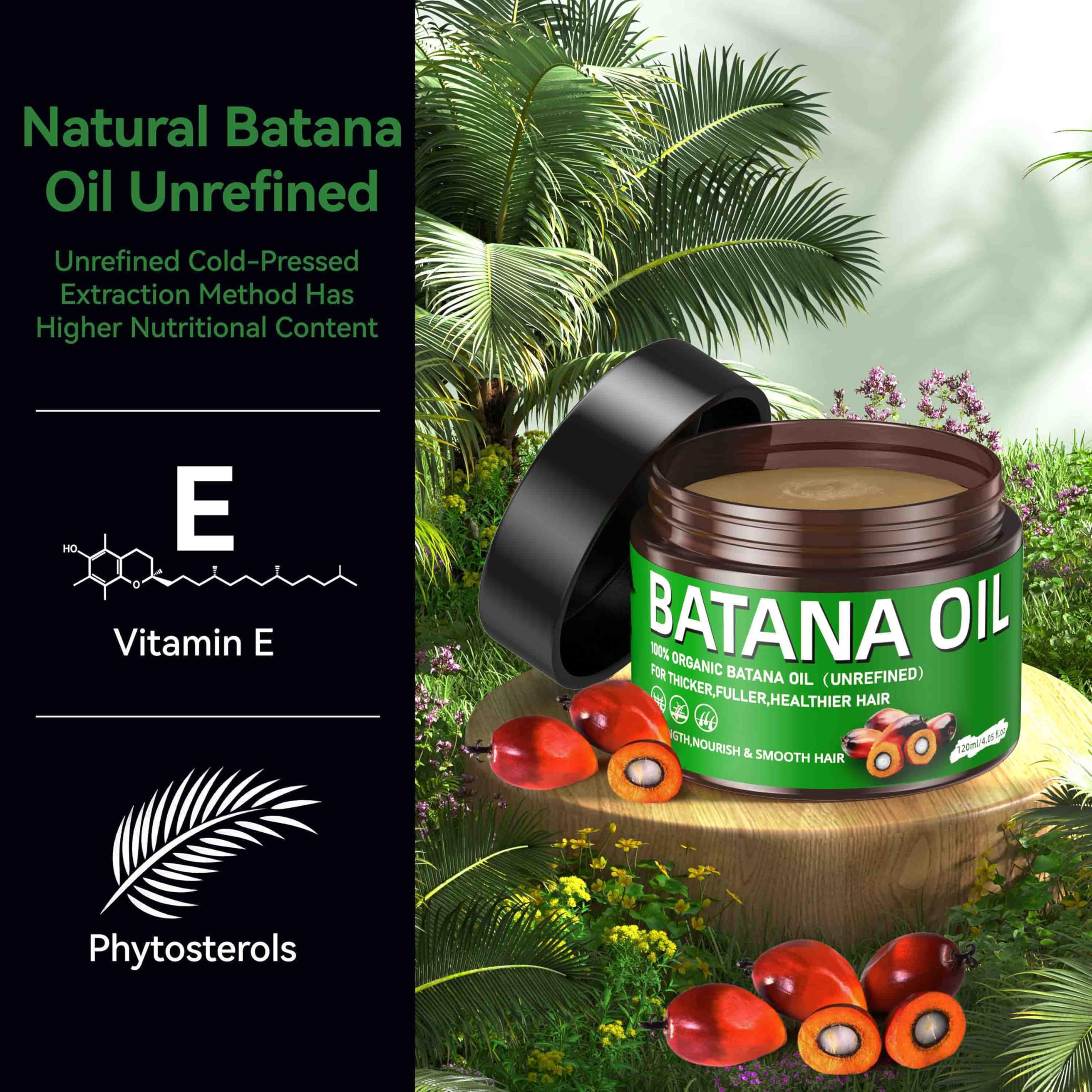 ZIIDII Batana Oil raw form — origin from Honduras supports organic scalp care.