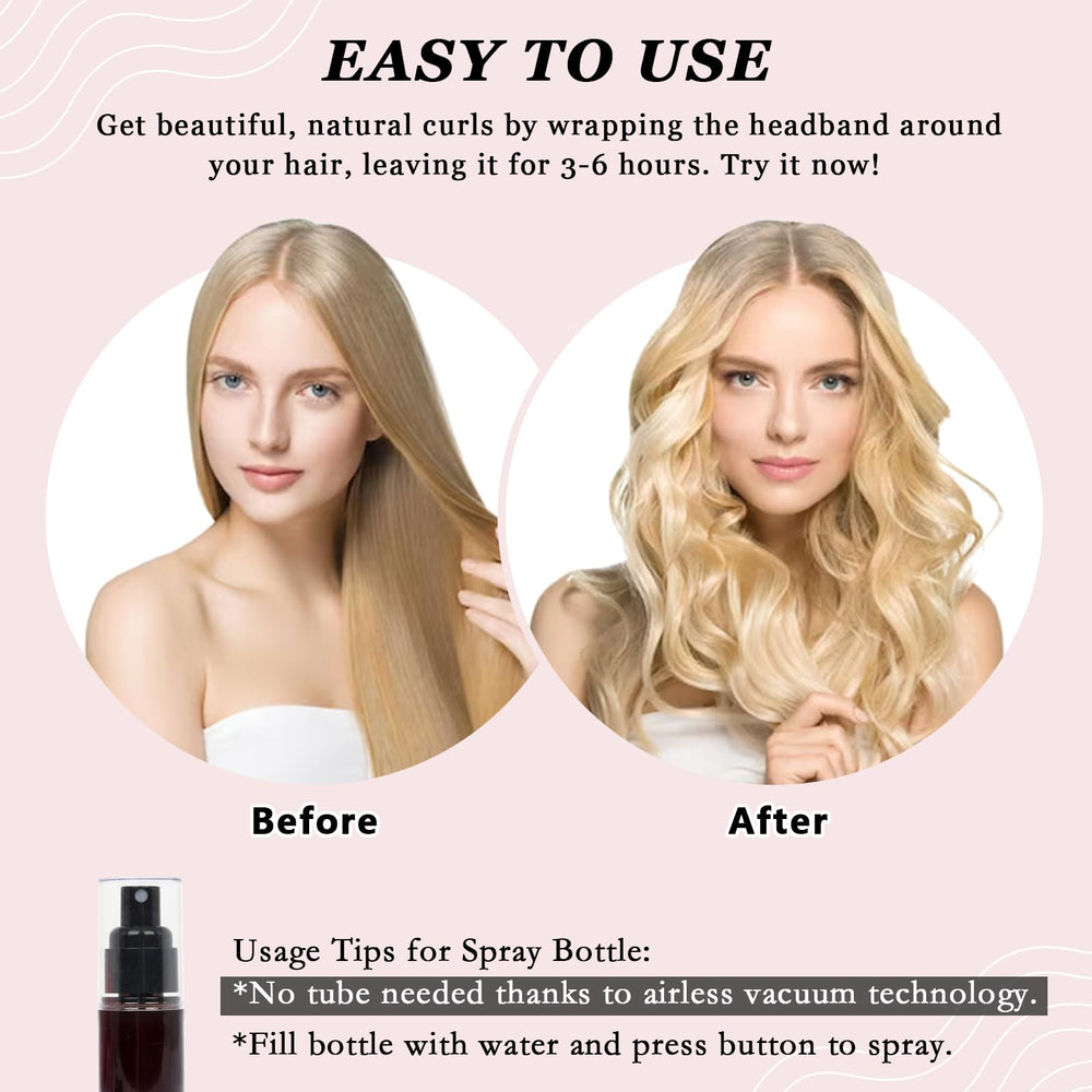 ZILAMPU velour headband with clip demonstrates easy steps.