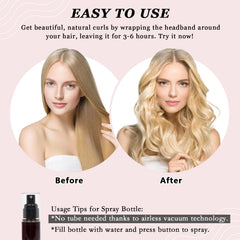 ZILAMPU velour headband with clip demonstrates easy steps.