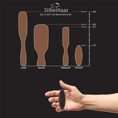 ZilberHaar pear wood handle close-up emphasizes natural materials and durable design