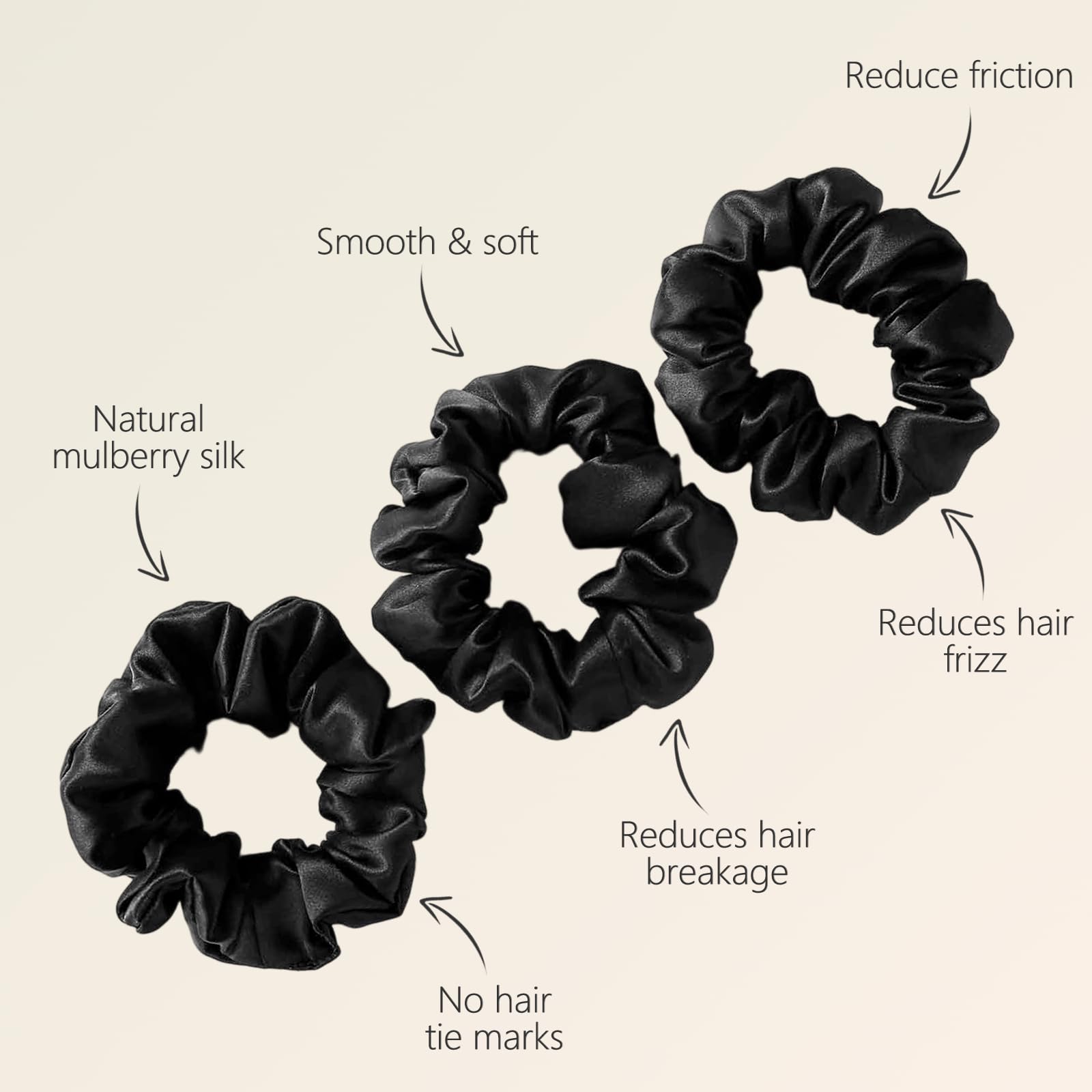 ZIMASILK silk scrunchie for hair care and moisture retention