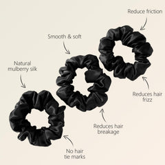 ZIMASILK silk scrunchie for hair care and moisture retention