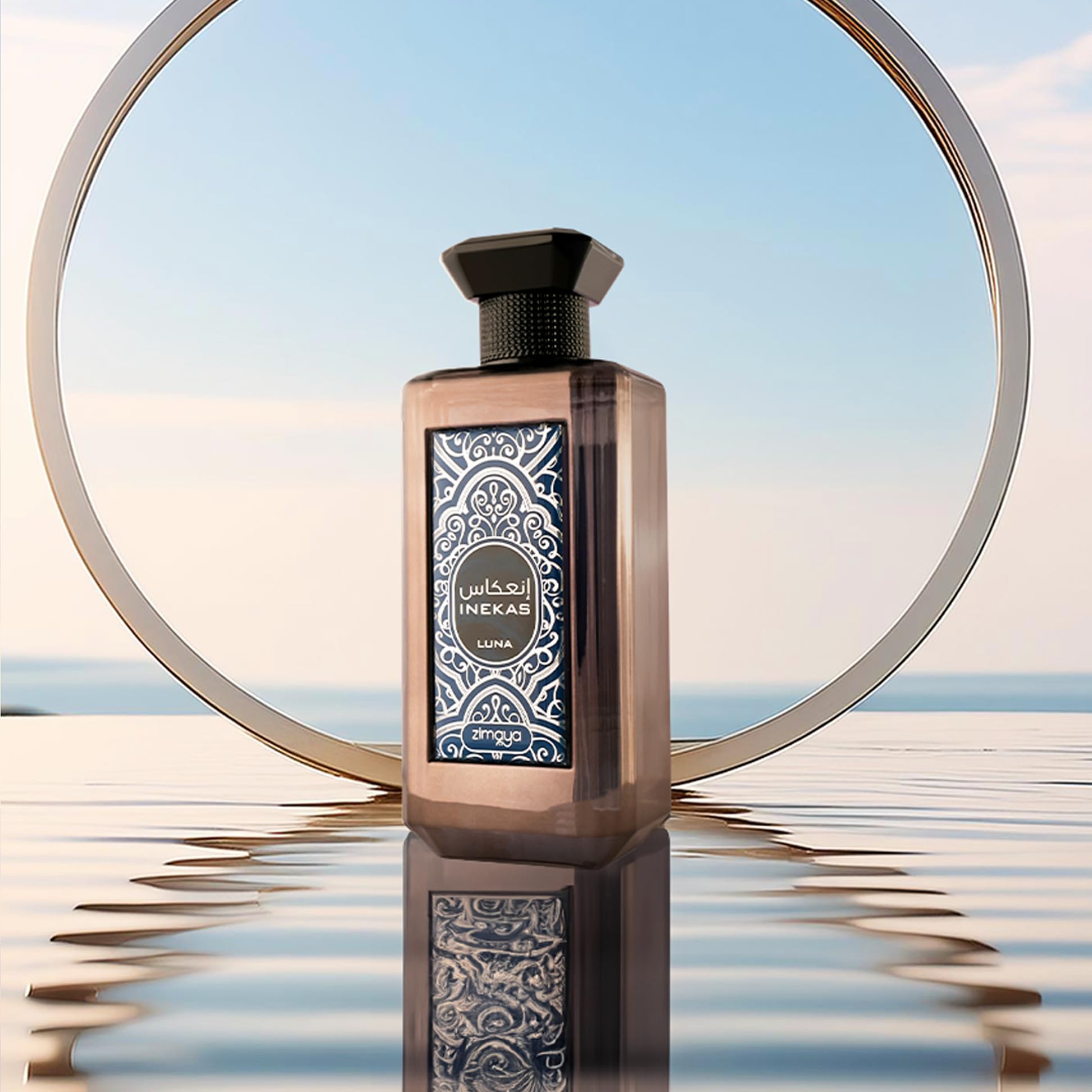 Zimaya Inekas Luna opening notes of bergamot and orange for energized daytime wear.