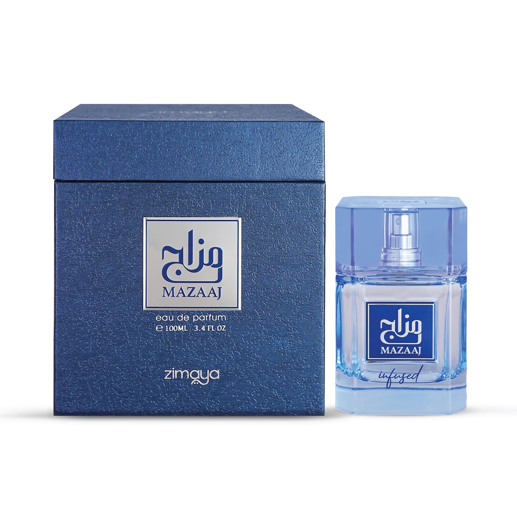 Zimaya Mazaaj Infused for Men woody-base close-up — enduring warmth for confident night outings.