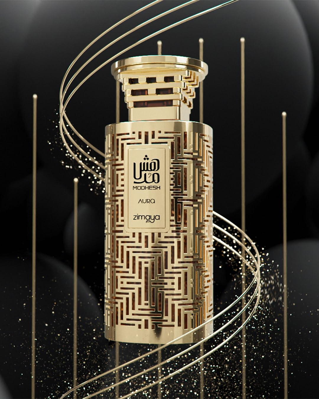 zimaya Modhesh Aura Pour Homme worn-on-skin scenario showing confident daily wear appeal