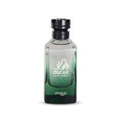 zimaya oscar-for-men bottle front view signals a bold evening fragrance